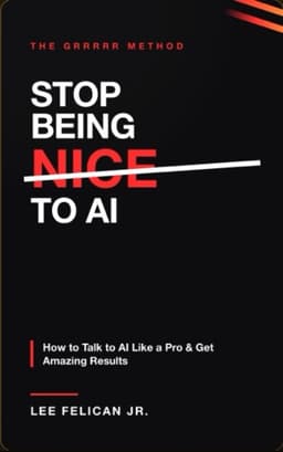 Stop Being Nice to AI book cover