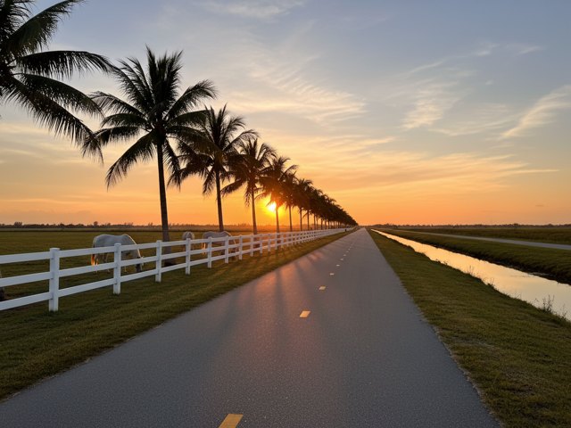 Date night: sunset on the Wellington Greenway, then takeout