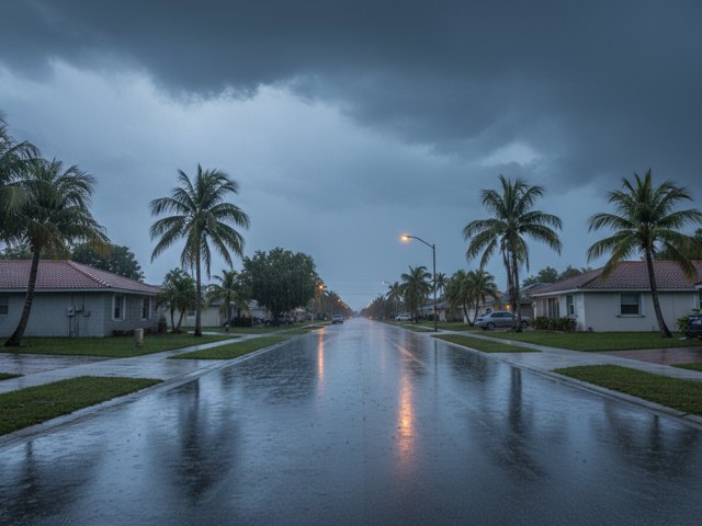 You learn the 4pm rain is a schedule